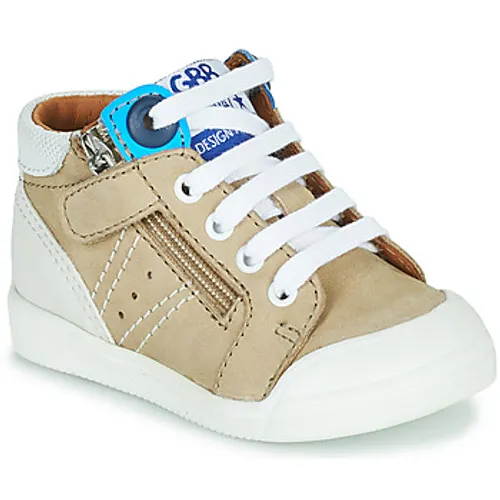 GBB  ANATOLE  boys's Children's Shoes (High-top Trainers) in Beige