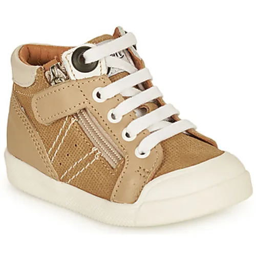 GBB  ANATOLE  boys's Children's Shoes (High-top Trainers) in Beige