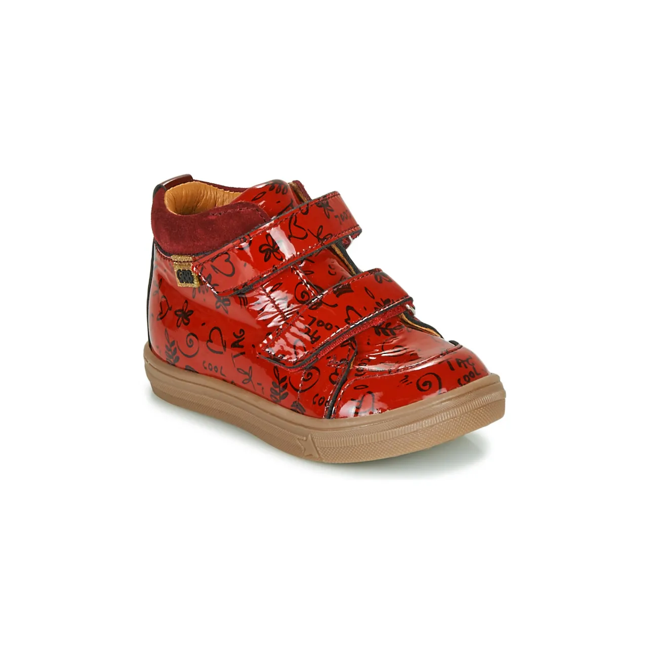 GBB  DOMENA  girls's Children's Shoes (High-top Trainers) in Red