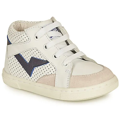 GBB  HEDDY  boys's Children's Shoes (High-top Trainers) in White