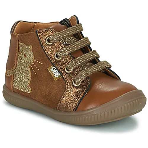 GBB  INNARIA  girls's Children's Shoes (High-top Trainers) in Brown