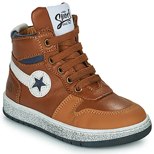 GBB  LANDER  boys's Children's Shoes (High-top Trainers) in Brown