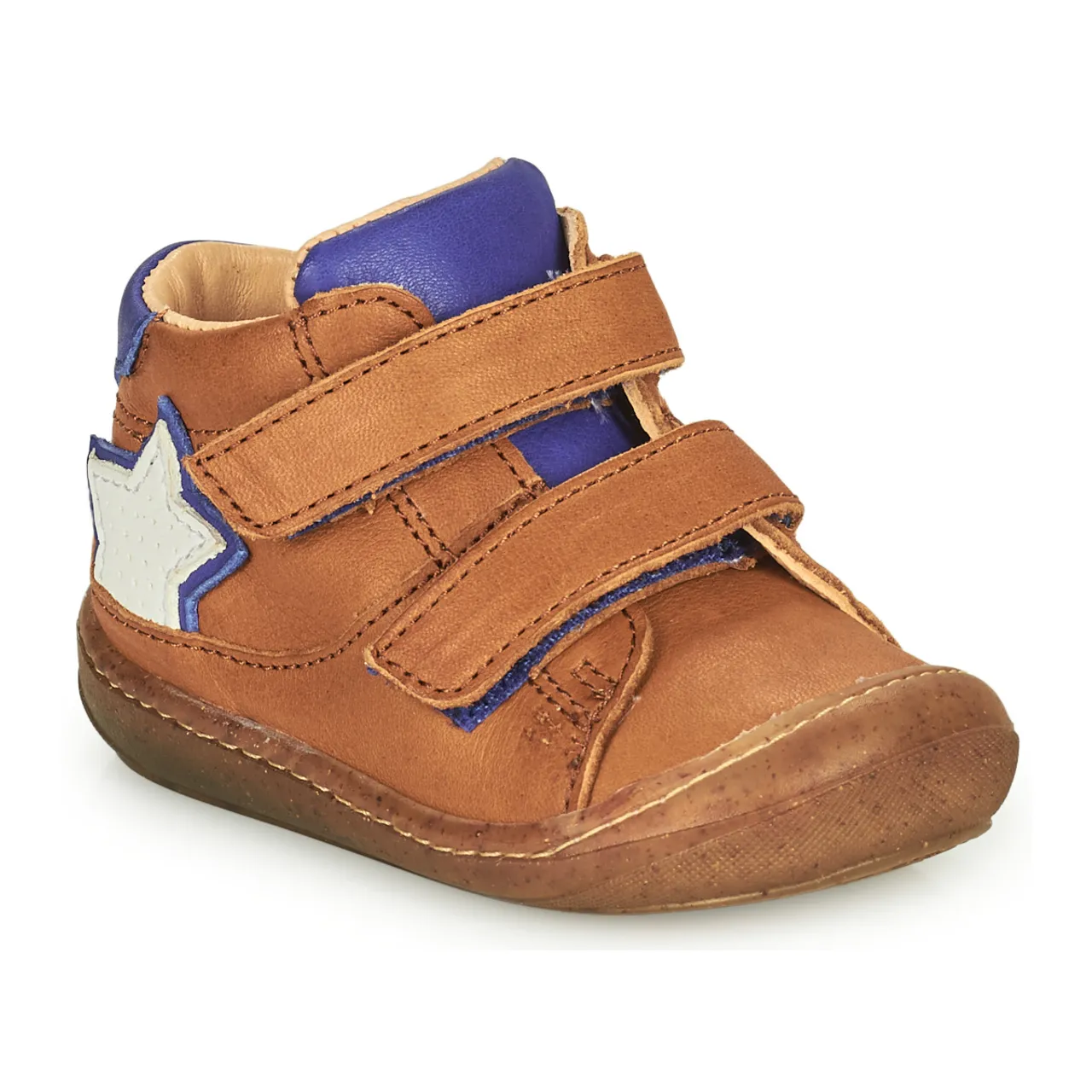 GBB  LANOU  boys's Children's Shoes (High-top Trainers) in Brown