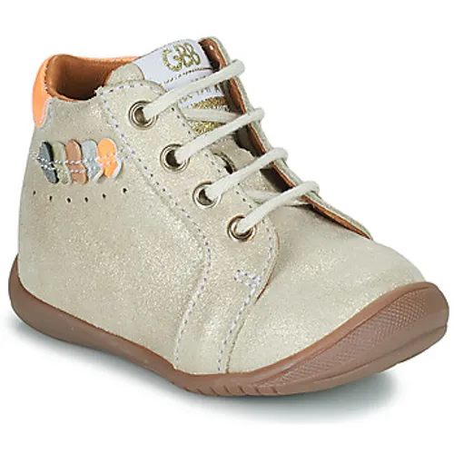 GBB  LINETTE  girls's Children's Shoes (High-top Trainers) in Beige