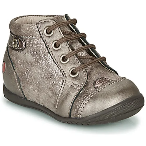 GBB  NICOLE  girls's Children's Shoes (High-top Trainers) in Brown