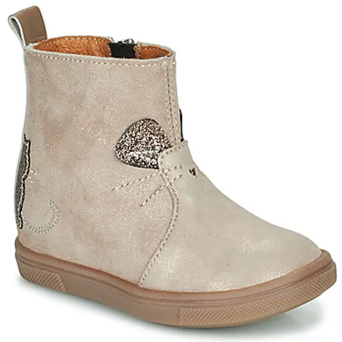 GBB  ROUDOU  girls's Children's Low Ankle Boots in Beige