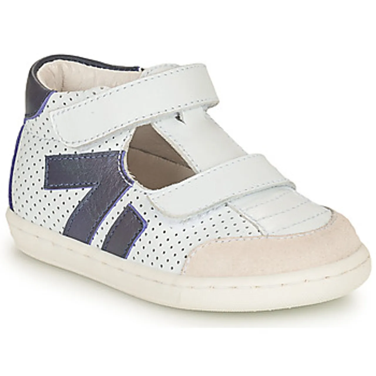 GBB  SAMBO  boys's Children's Shoes (High-top Trainers) in White