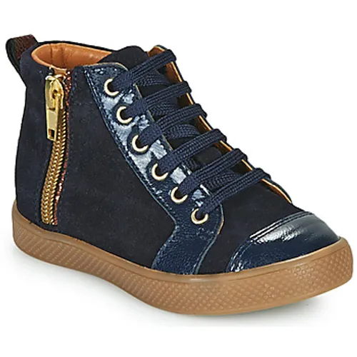GBB  SAVIA  girls's Children's Shoes (High-top Trainers) in Blue