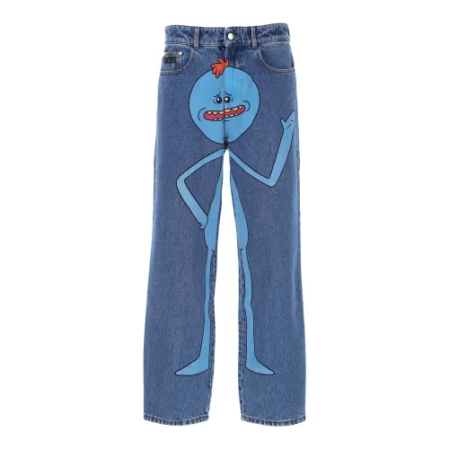 Gcds , Gcds Rick And Morty Jeans ,Blue male, Sizes: