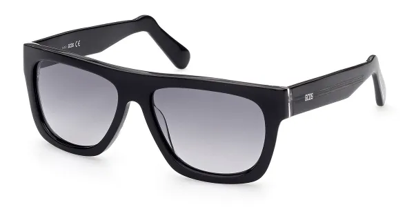 GCDS GD0012 03B Men's Sunglasses Black Size 57