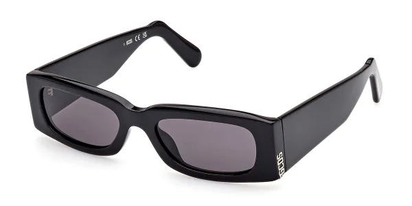GCDS GD0020 01A Men's Sunglasses Black Size 52