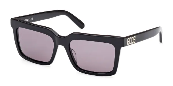 GCDS GD0041 01A Men's Sunglasses Black Size 55