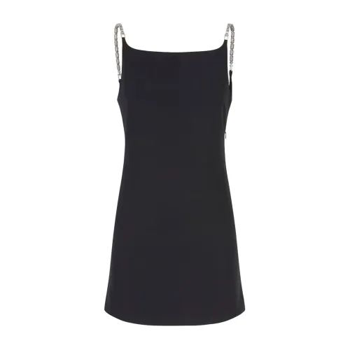 Gcds , Logo Chain Mini Dress ,Black female, Sizes: