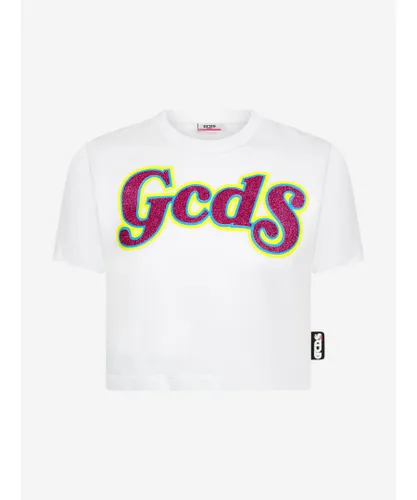 Gcds Mini Girls T-Shirt - White