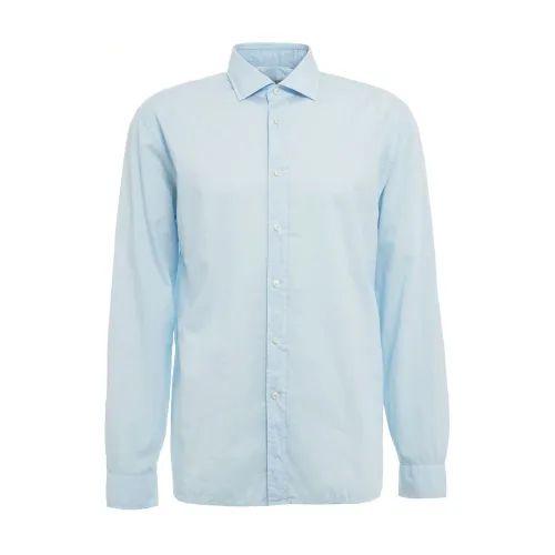 Gender , Men's Clothing Shirts Blue Ss24 ,Blue male, Sizes: