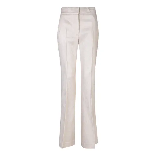 Genny , Womens Clothing Trousers Beige Ss24 ,Beige female, Sizes: