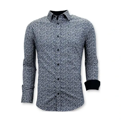 Gentile Bellini , Tailored Shirts Men - Slim Fit Shirts - 3045 ,Blue male, Sizes: