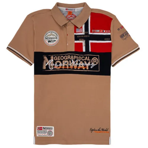 Geographical Norway  KIDNEY  boys's Children's polo shirt in Beige