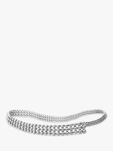 Georg Jensen Moonlight Grapes Chain Necklace, Silver - Silver - Female