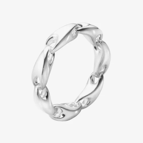 Georg Jensen Reflect Sterling Silver Connected Ring 200010900053 53