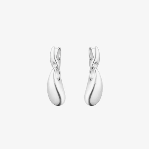 Georg Jensen Reflect Sterling Silver Dropper Earrings 20001088