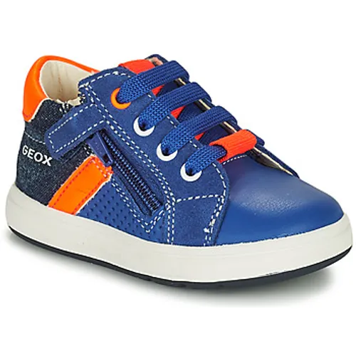 Geox  B BIGLIA B. B - NAPPA+DENIM SL  boys's Children's Shoes (Trainers) in Blue