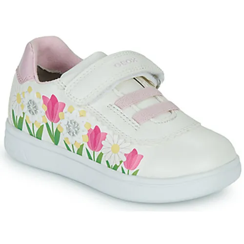 Geox  B DJROCK GIRL D  girls's Children's Shoes (Trainers) in White