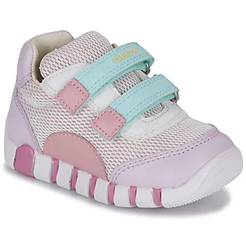 Geox  B IUPIDOO GIRL  girls's Children's Shoes (Trainers) in Pink
