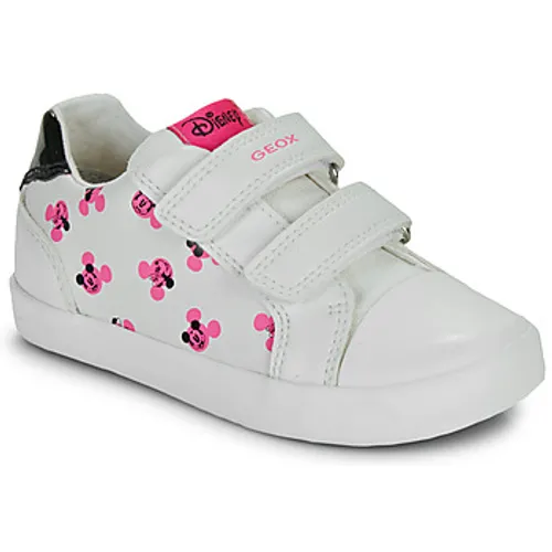 Geox  B KILWI GIRL  girls's Children's Shoes (Trainers) in White