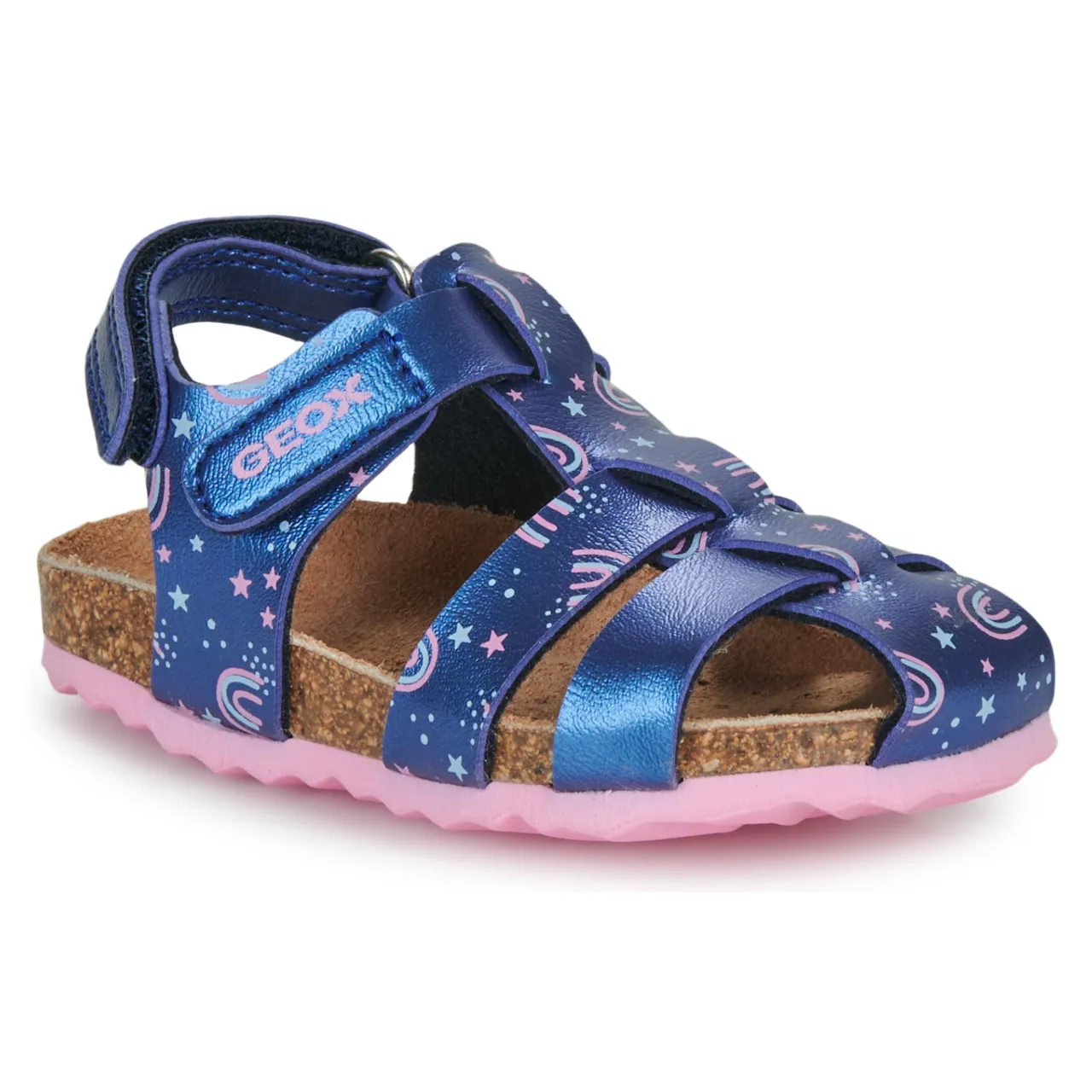 Geox  B SANDAL CHALKI GIRL  girls's Children's Sandals in Blue