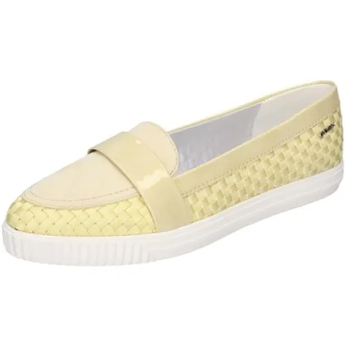 Geox  BE680 D AMALTHIA  women's Loafers / Casual Shoes in Yellow