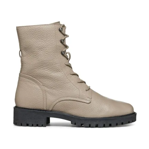 Geox , Beige Ankle Boots for Women ,Beige female, Sizes: