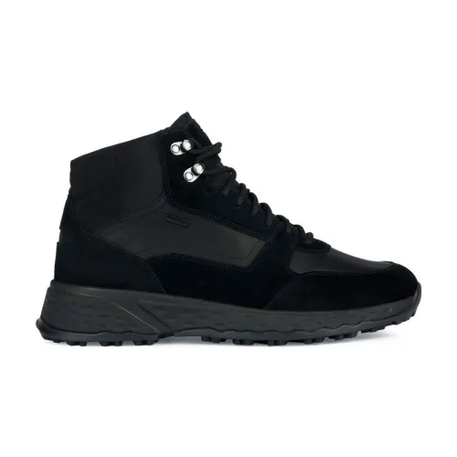 Geox , Black ABX Sport Sneakers ,Black male, Sizes: