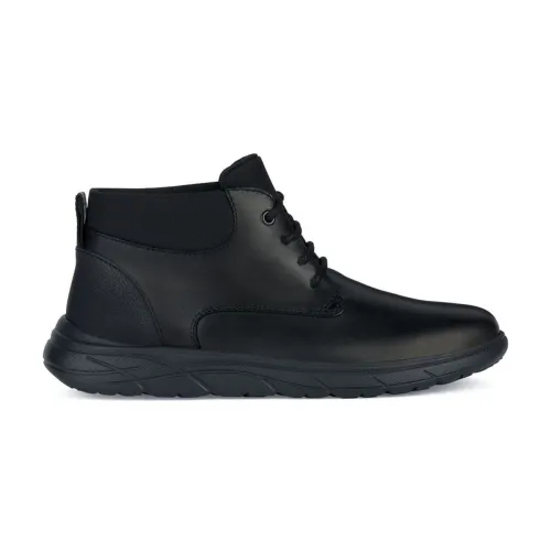 Geox , Black Ankle Boots ,Black male, Sizes: