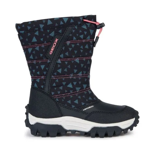 Geox , Black Himalaya Boots for Girls ,Black female, Sizes: