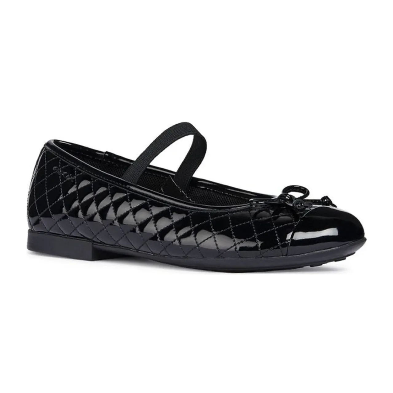 Geox , Black Kids Ballerina Shoes ,Black female, Sizes: