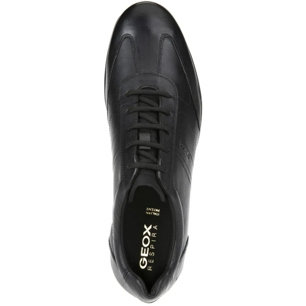 Geox , Black Lace-Up Shoes for Men ,Black male, Sizes: