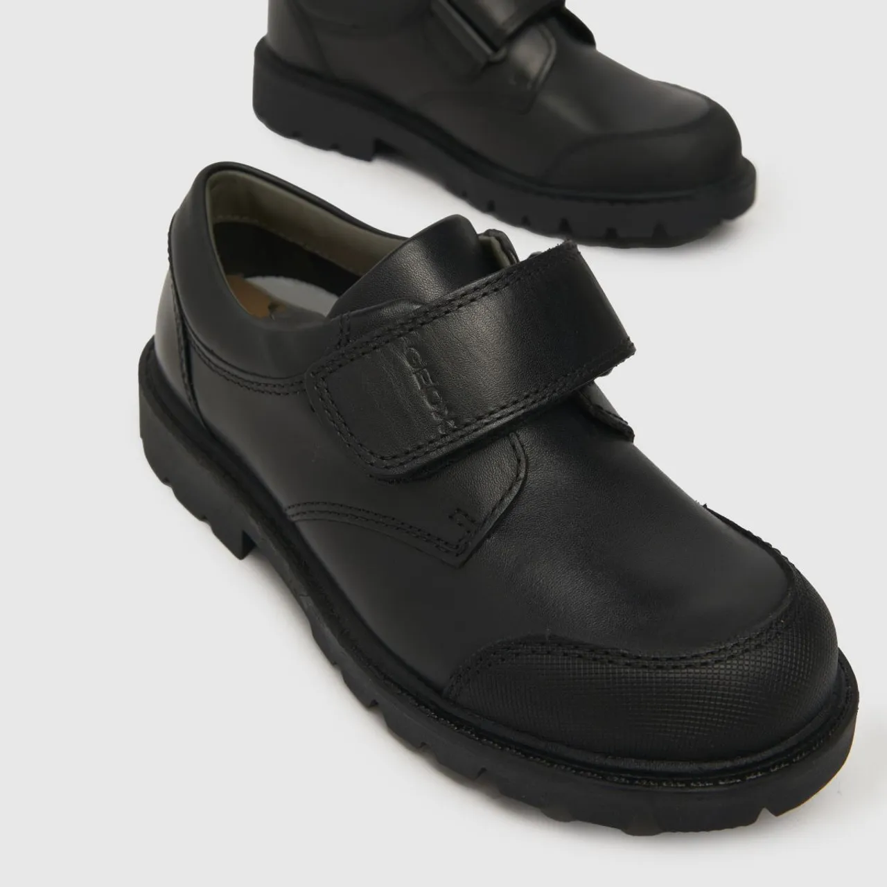 Geox Black Shaylax V Boys Junior Shoes