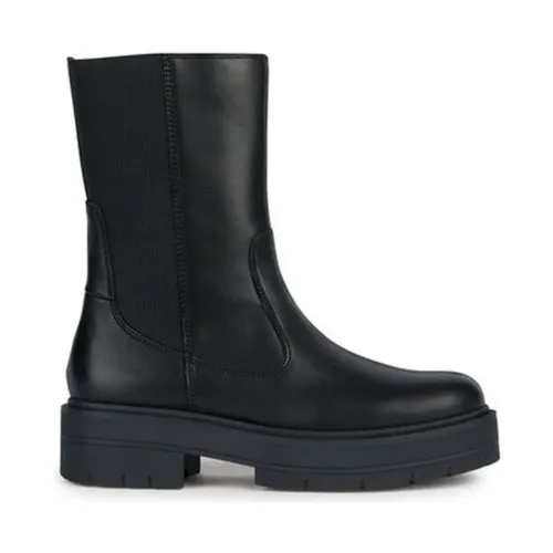 Geox , Black Spherica EC7 Ankle Boots ,Black female, Sizes: