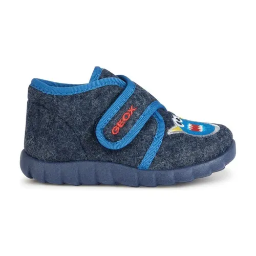 Geox , Blue Indoor Slippers for Boys ,Blue male, Sizes: