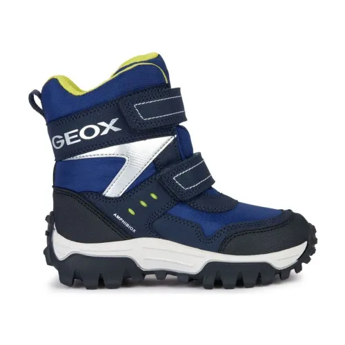 Geox , Blue Kids ABX Booties ,Blue male, Sizes: