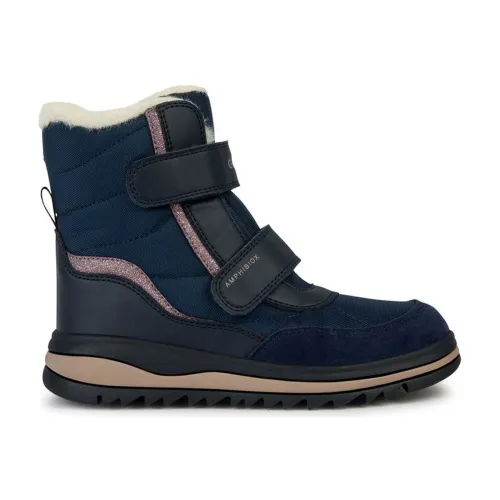 Geox , Blue Kids Boots - Adelhide Booties ,Blue female, Sizes: