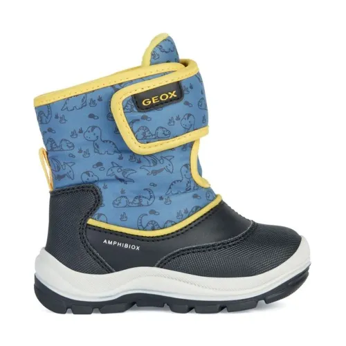 Geox , Blue Kids Boots ,Blue male, Sizes: