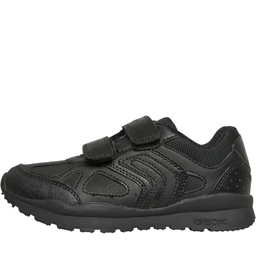 GEOX Boys Pavel Double Strap Trainers Black