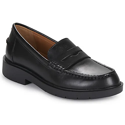 Geox  D SPHERICA EC1  women's Loafers / Casual Shoes in Black