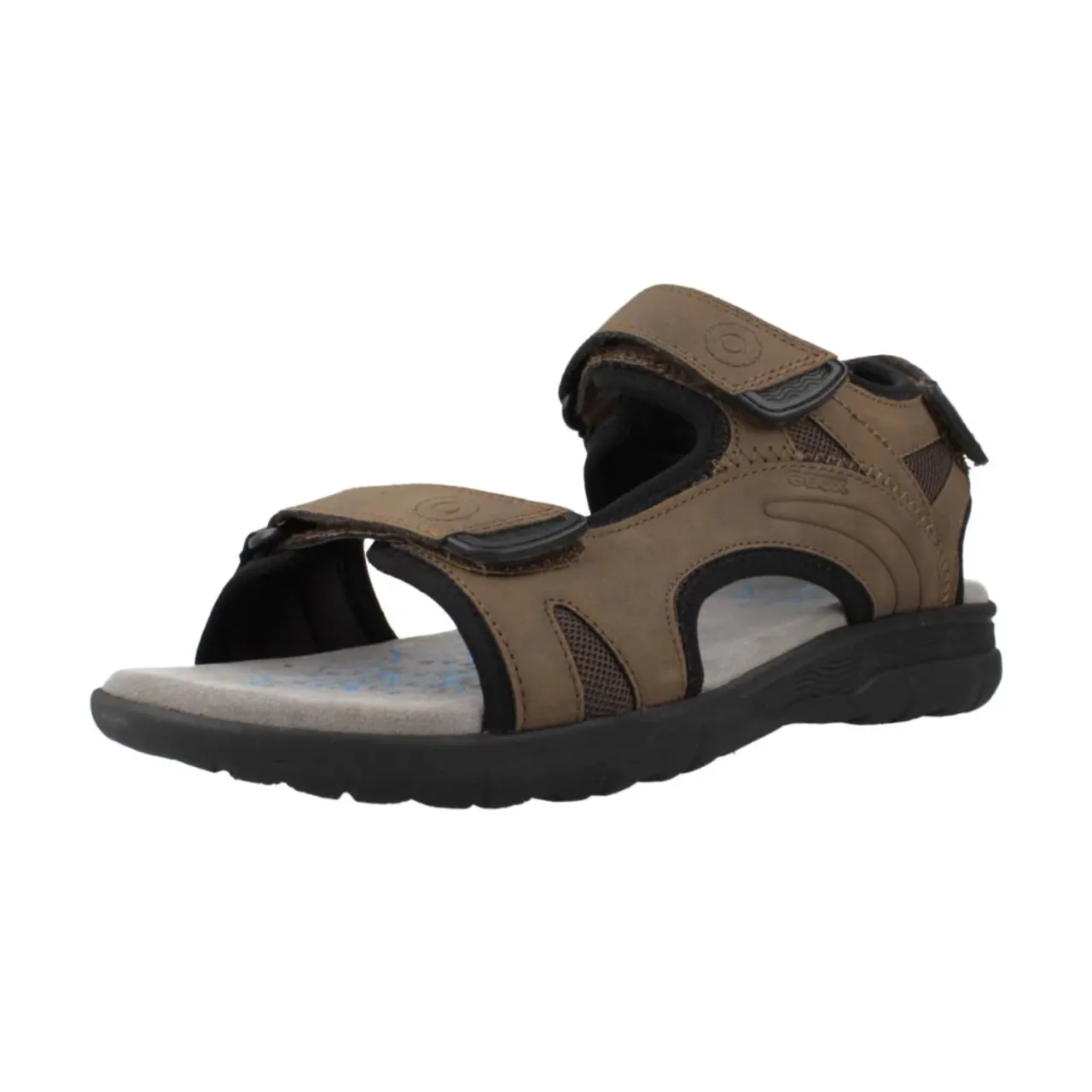 Geox , Flat Sandals ,Brown male, Sizes: