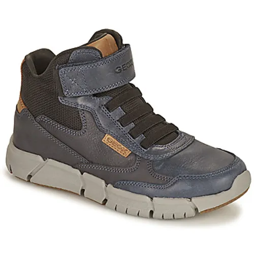 Geox  FLEXYPER  boys's Children's Shoes (High-top Trainers) in Blue