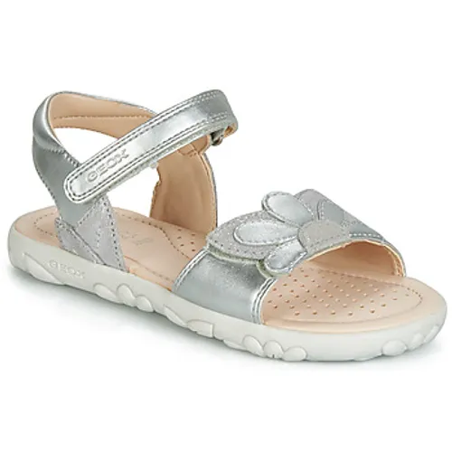 Geox  HAHITI  girls's Children's Sandals in Silver