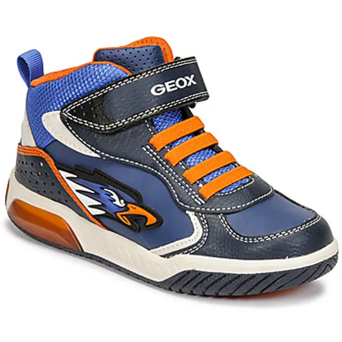 Geox  INEK  boys's Children's Shoes (High-top Trainers) in Blue