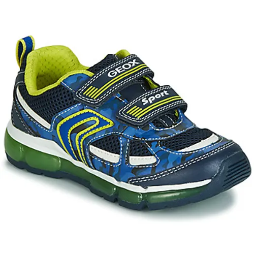 Geox  J ANDROID BOY  boys's Children's Shoes (Trainers) in Blue